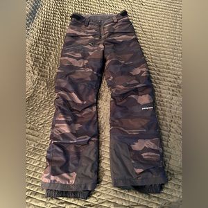 Boys XL (14) Patagonia snow pants, camouflage color.
